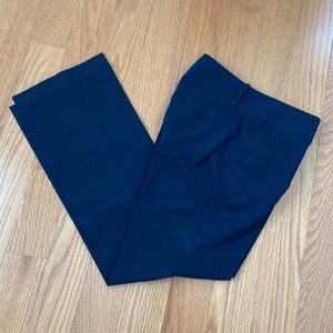 Ann Taylor Straight Leg Trouser Pants 0petite black